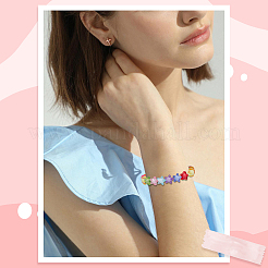 250pcs 2 Arten transparente Acrylperlen&nbsp;TACR-SP0001-37