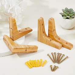 Mensola galleggiante in legno a forma di L&nbsp;FIND-WH0199-415