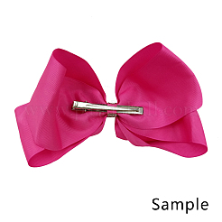 Grosgrain Bowknot Alligator Haarspangen&nbsp;OHAR-Q047-M