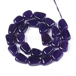 Chapelets de perles de jade blanche naturelle&nbsp;G-N354-02A-01