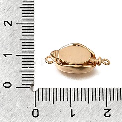 Chiusure a scatola con micro pavé di zirconi chiari in ottone&nbsp;CU-CBA4292-15G