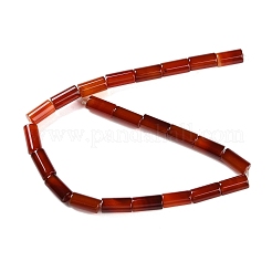 Fili di perline agata rosso naturale&nbsp;G-NH0019-A03-02