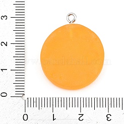 Anhänger aus undurchsichtigem Kunstharz mit Früchten&nbsp;RE-CBA3138-01F-P