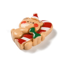 Cabujones de resina opaca con tema navideño&nbsp;RESI-F053-B06