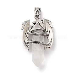 Natürliche Quarzkristall spitze Anhänger&nbsp;G-B042-04P-59