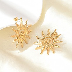 Pendientes de acero inoxidable 304 para mujer&nbsp;EJEW-B121-01G-02