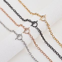 Unisex-Armbänder aus Edelstahl 304 mit Ankerkette&nbsp;BJEW-UN0001-09