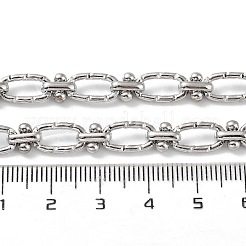 Chaînes à maillons ovales et noués texturées en acier inoxydable 304 résistant au ternissement&nbsp;CHS-B005-02P