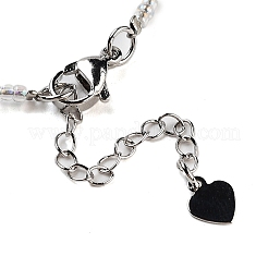 Colliers avec pendentif en forme de cœur&nbsp;NJEW-G143-02I