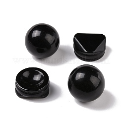 Décorations d'affichage en obsidienne naturelle&nbsp;DJEW-G032-02F