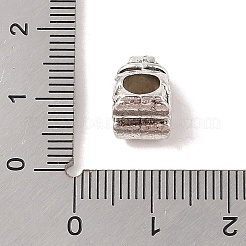 Tibetische Stil Legierung Großlochperlen&nbsp;TIBE-Q090-60AS