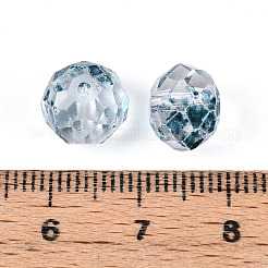 Perles de verre transparentes de peinture de cuisson&nbsp;X1-GLAA-N011-10mm-03