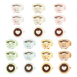 42 Stück 7 Farben Kaffeetasse Harz Mini-Modell&nbsp;DJEW-TA0001-40