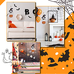 Decorazioni pendenti in legno a tema halloween&nbsp;HJEW-WH0043-56