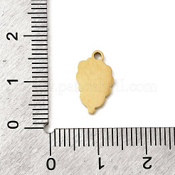304 Edelstahl-Emaille-Anhänger&nbsp;STAS-I335-03G-02