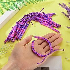 Handgefertigte Armbänder aus Polymerclay-Perlen&nbsp;AJEW-TAC00079