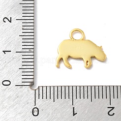 Ciondoli in argento sterling a forma di animale 925&nbsp;STER-Z012-03G-05