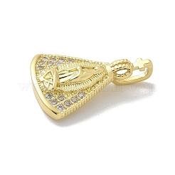 Pendentifs en laiton zircon cubique transparent&nbsp;KK-M300-12G-01