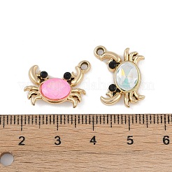 UV-beschichtete Legierung mit bunten Glas-Strass-Anhängern&nbsp;FIND-M018-32G