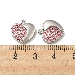 Veri ciondoli in acciaio inossidabile 304 placcato oro 14k&nbsp;STAS-L022-063P-01