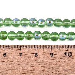 Trasparenti perle di vetro placca fili&nbsp;EGLA-Q132-6MM-01A-20