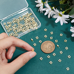 100pcs perles d'espacement en laiton&nbsp;KK-BC0012-54A