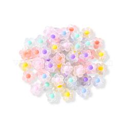 60pcs 6 Farben transparente Acrylperlen&nbsp;TACR-CC0001-01
