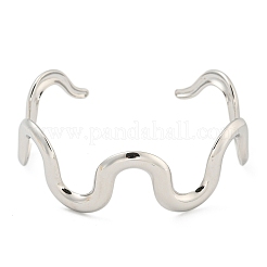 Bracciali aperti in acciaio inossidabile 304 anti-ossidazione&nbsp;BJEW-Z065-04P