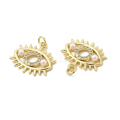 Colgante micropavé cubic zirconia de latón&nbsp;KK-E068-VB079
