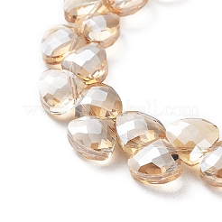 Galvanoplastie des brins de perles de verre triangulaires&nbsp;EGLA-A036-11A-PL04