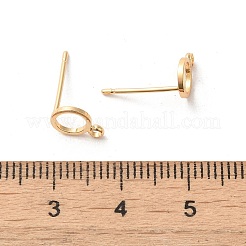 Fornituras de aretes de latón&nbsp;LS-KK-S348-115