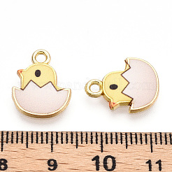 Pendentifs imprimés en alliage doré clair&nbsp;ENAM-N056-204D