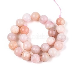 Natürliche rosa Opalkorne Stränge&nbsp;G-S333-8mm-017-01