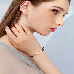 1 bracelet réglable en cordon de nylon pour femmes et hommes&nbsp;BJEW-LP0001-30C