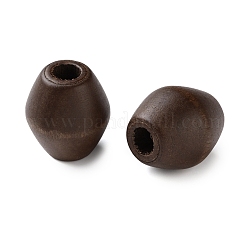 Perles européennes en bois peintes à la bombe&nbsp;WOOD-A029-05A