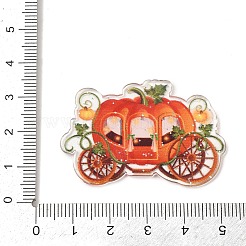 Pendentifs acryliques imprimés halloween&nbsp;MACR-I041-02B
