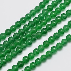Natürliche und gefärbte Perle Malaysia Jade Stränge&nbsp;G-A146-4mm-A06