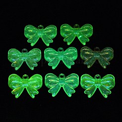 Pendenti acrilici trasparenti con placcatura iridescente arcobaleno luminoso&nbsp;PACR-C007-01