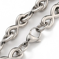 Gliederkettenarmbänder aus 304 Edelstahl&nbsp;BJEW-H618-09P