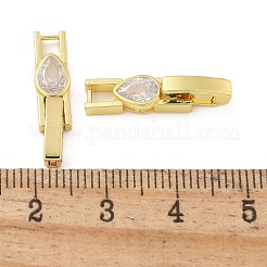 Messing Mikro pflastern Zirkonia-Verschlüsse für Uhr&nbsp;KK-A234-016G-03