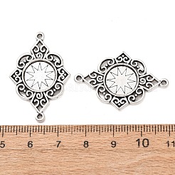 Tibetischer Stil Legierung Fassungen mit Verbinder für Cabochon&nbsp;FIND-C094-02AS