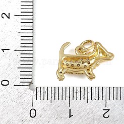 Pendentifs en laiton zircon cubique transparent&nbsp;KK-Z123-08G