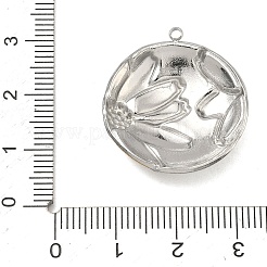 Zweifarbige Anhänger aus 304 Edelstahl&nbsp;STAS-K322-18F-GP