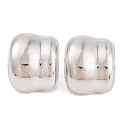 Orecchini in ottone placcato a cremagliera&nbsp;EJEW-S219-18P