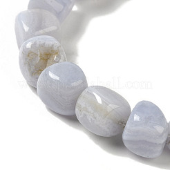 Naturali pizzo blu agata perline fili&nbsp;G-NH0017-B05-02