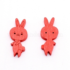 Boutons en bois avec 2 trou&nbsp;WOOD-TAC0004-06