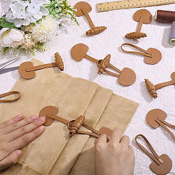 Boucles à bascule en cuir&nbsp;FIND-WH0199-469A