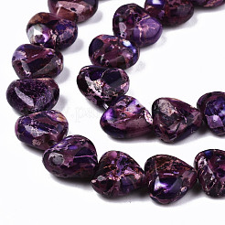 Brins de perles de jaspe impérial naturel&nbsp;X-G-S366-065D