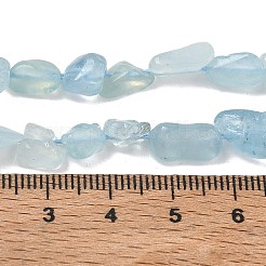 Natürliche Aquamarin Perlen Stränge&nbsp;G-K203-46
