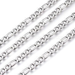 Anlaufgeschützte Figarokette aus Edelstahl 304&nbsp;CHS-M003-12P-A